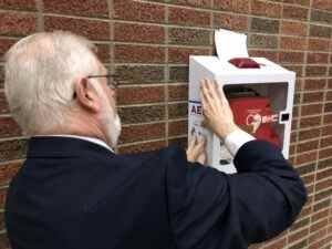 Saving Lives with AED Donations to Bay View High School